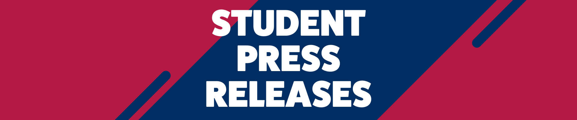 Student Press Releases