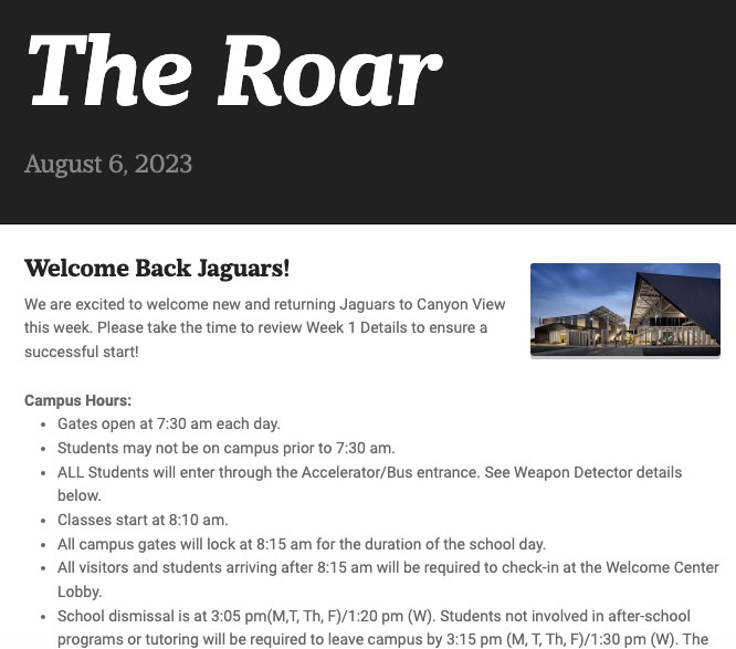 Roar Screenshot